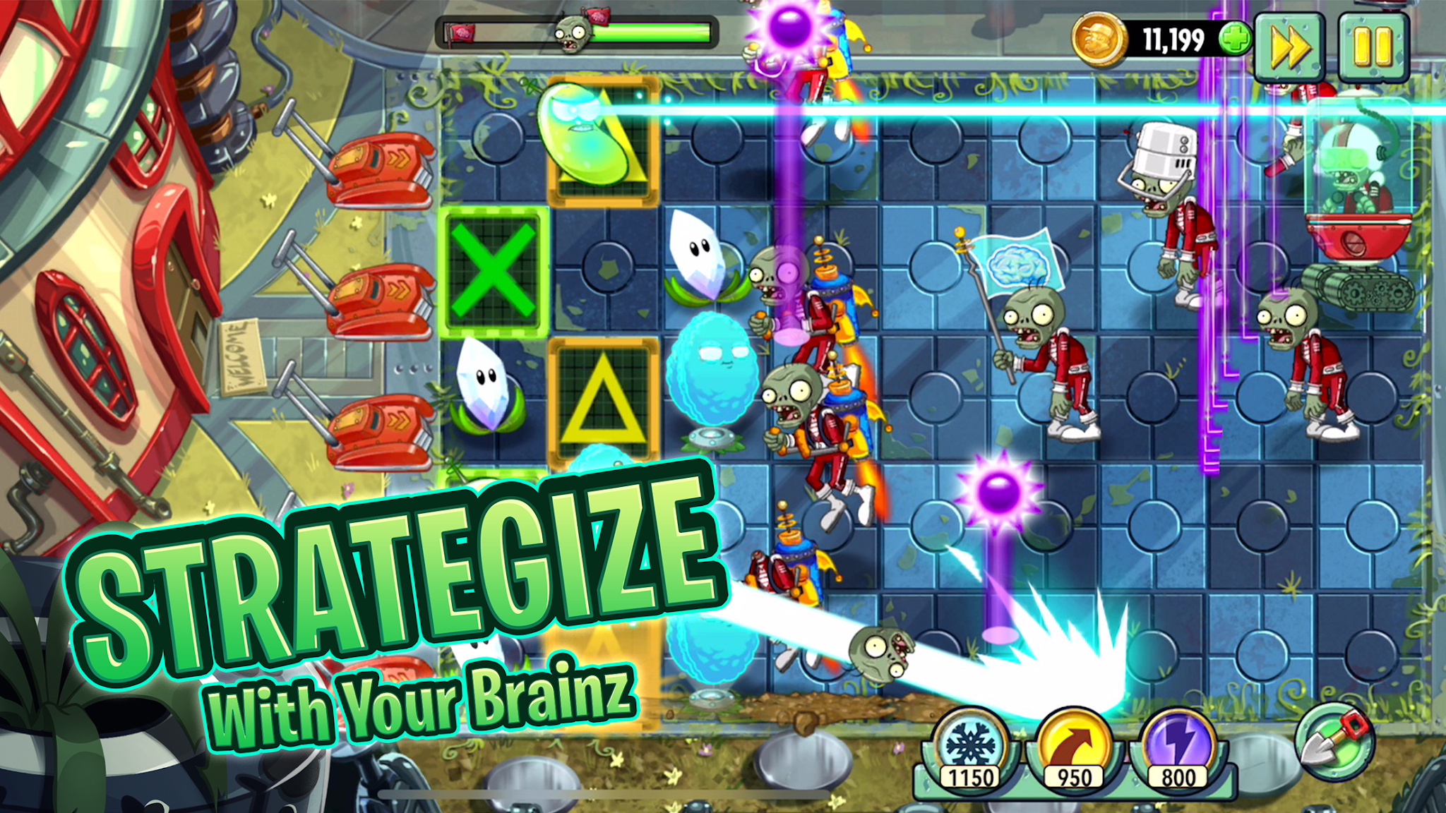 Ekran Görüntüsü Plants vs Zombies 2 1