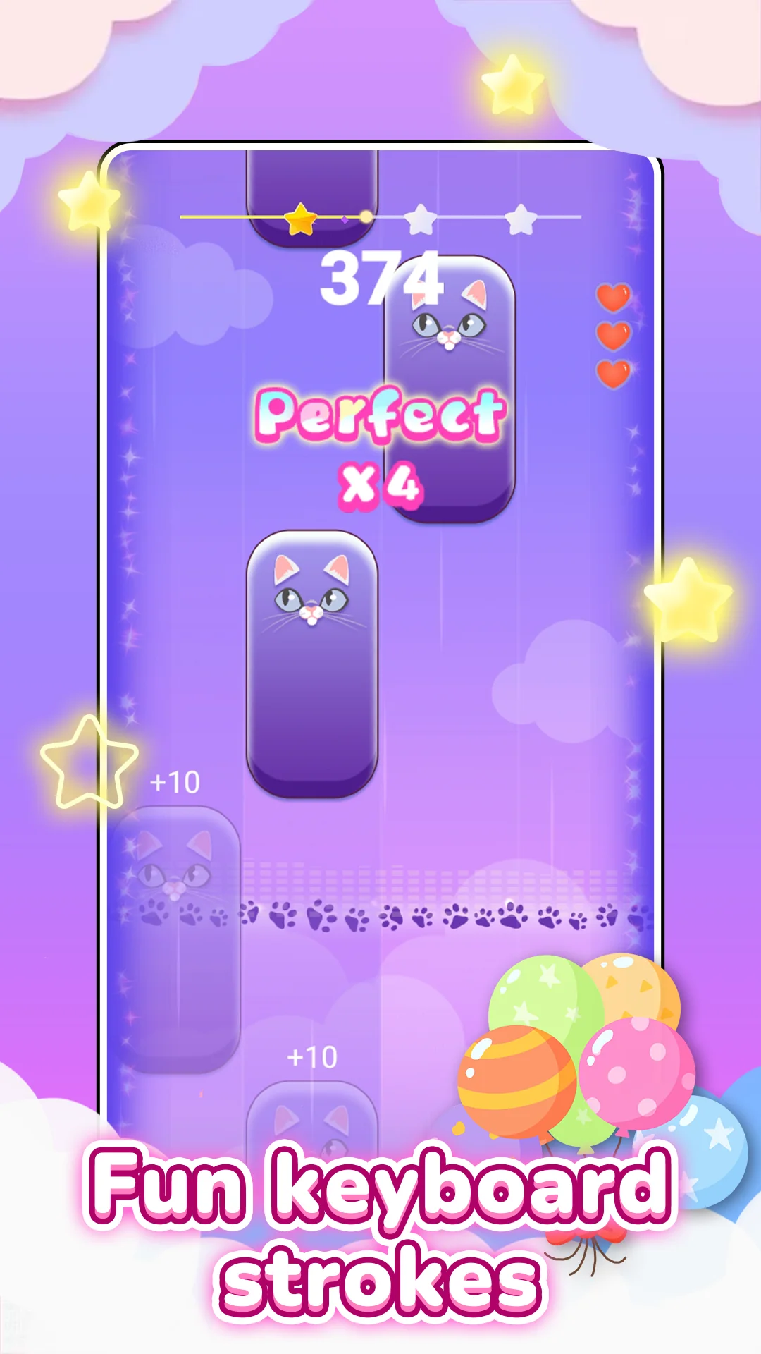 Снимка на екрана PopCat Tiles: Piano & Music 7