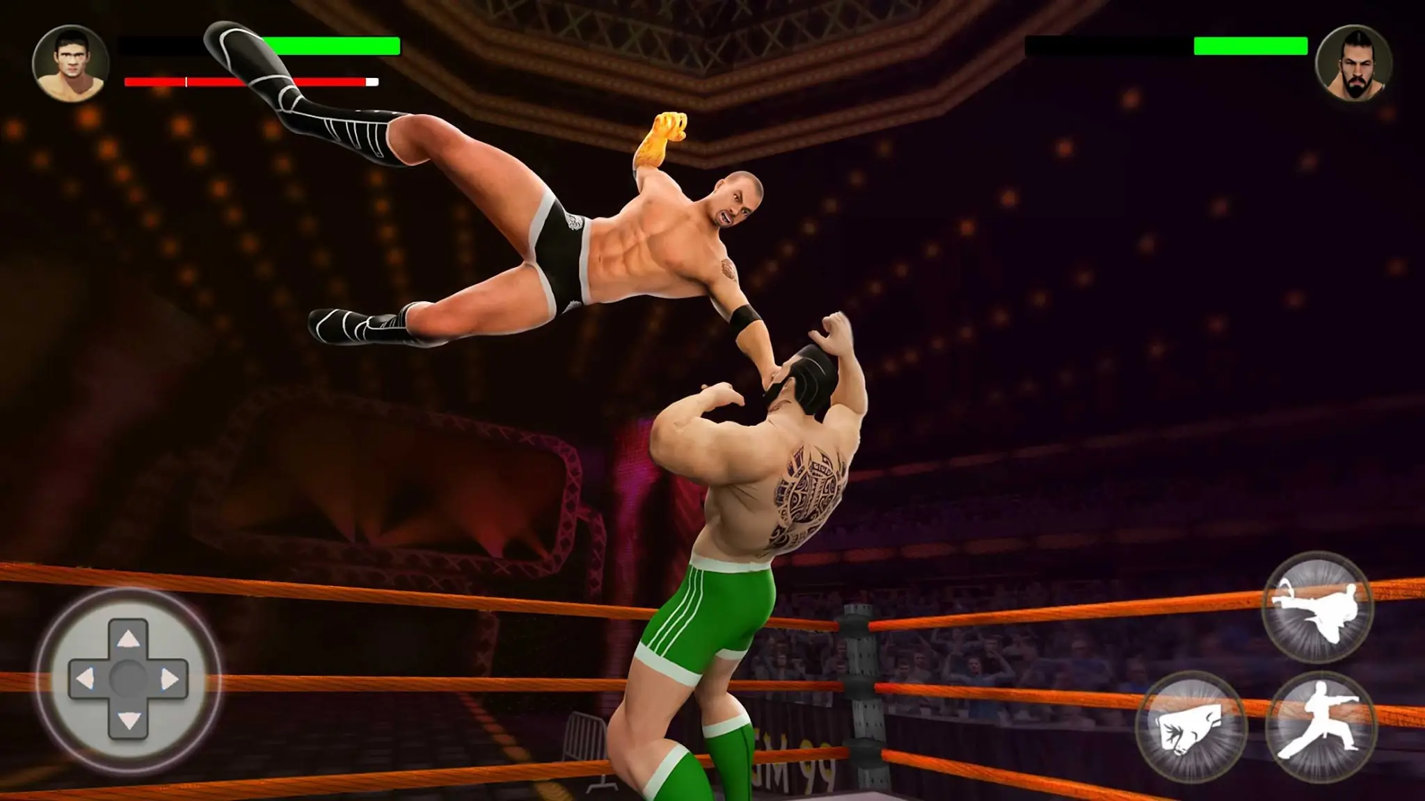 ภาพหน้าจอ PRO Wrestling Fighting Game 1