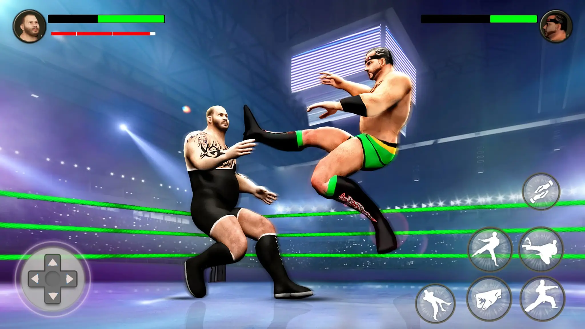 ภาพหน้าจอ PRO Wrestling Fighting Game 3