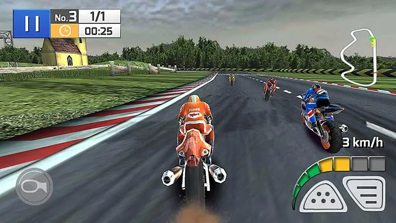 Snímek obrazovky Real Bike Racing 4