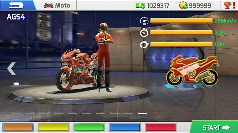 Snímek obrazovky Real Bike Racing 5