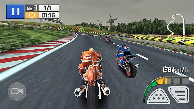 Snímek obrazovky Real Bike Racing 6