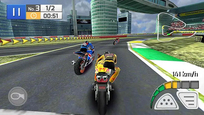 Snímek obrazovky Real Bike Racing 7