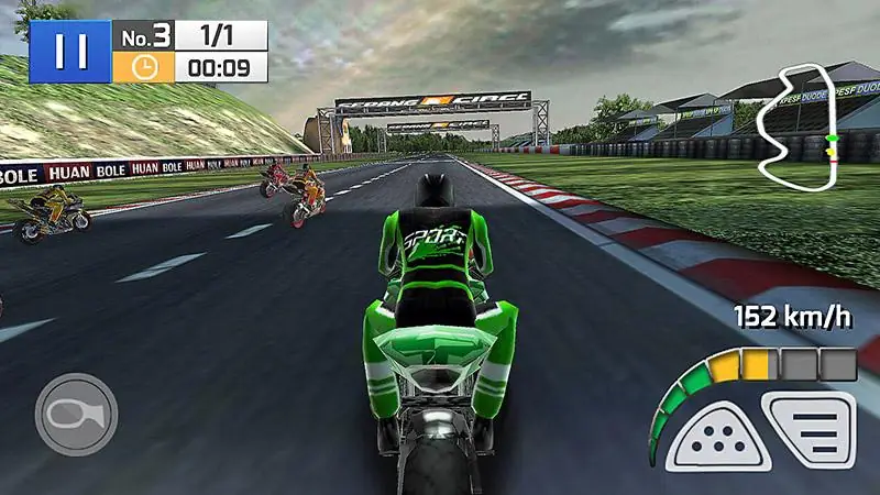 Snímek obrazovky Real Bike Racing 8