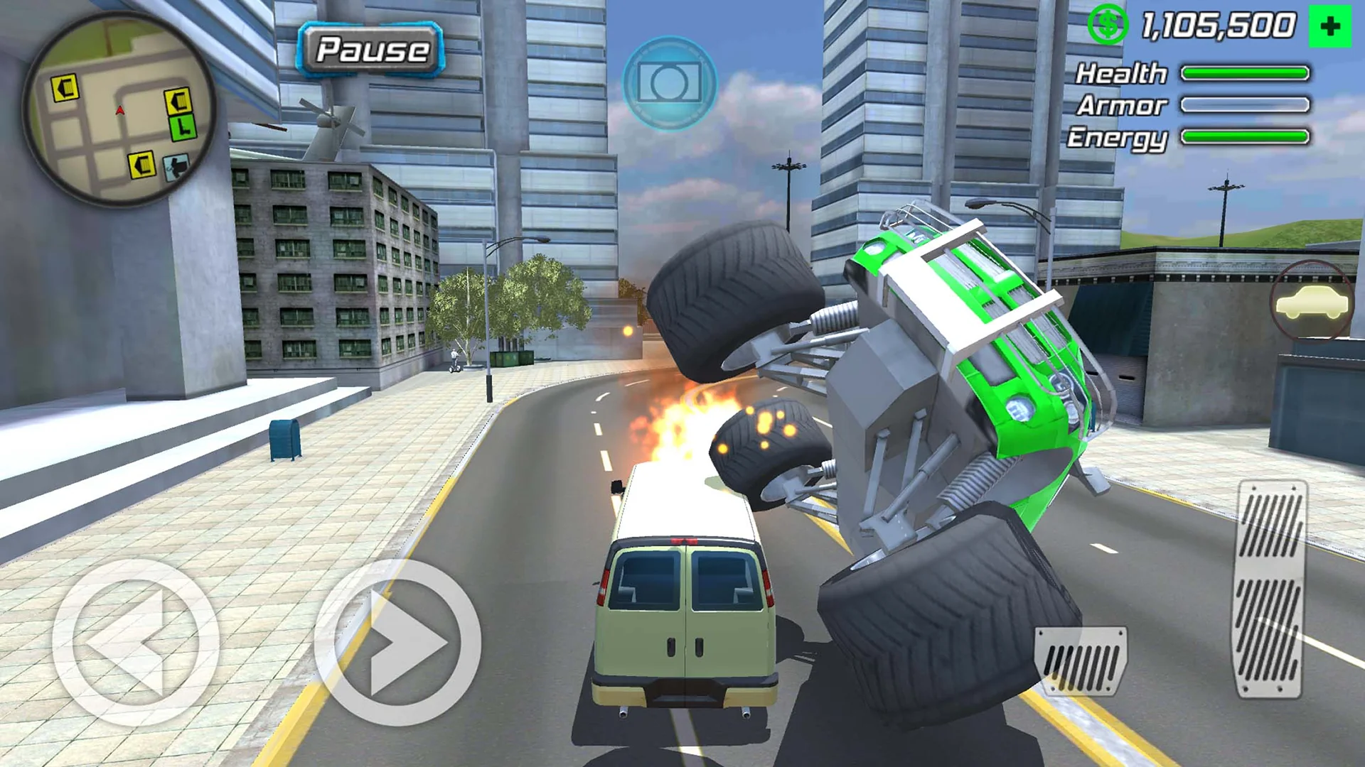Скриншот Rope Frog Ninja Hero Car Vegas 3