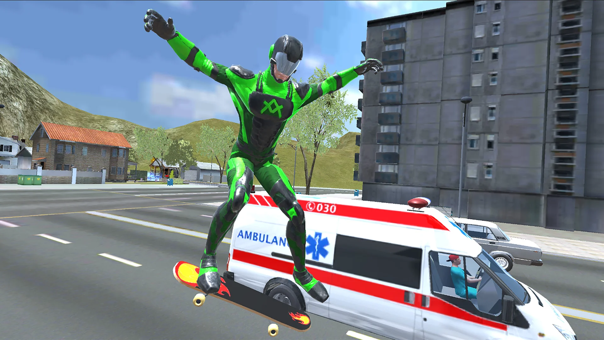 Скриншот Rope Frog Ninja Hero Car Vegas 7