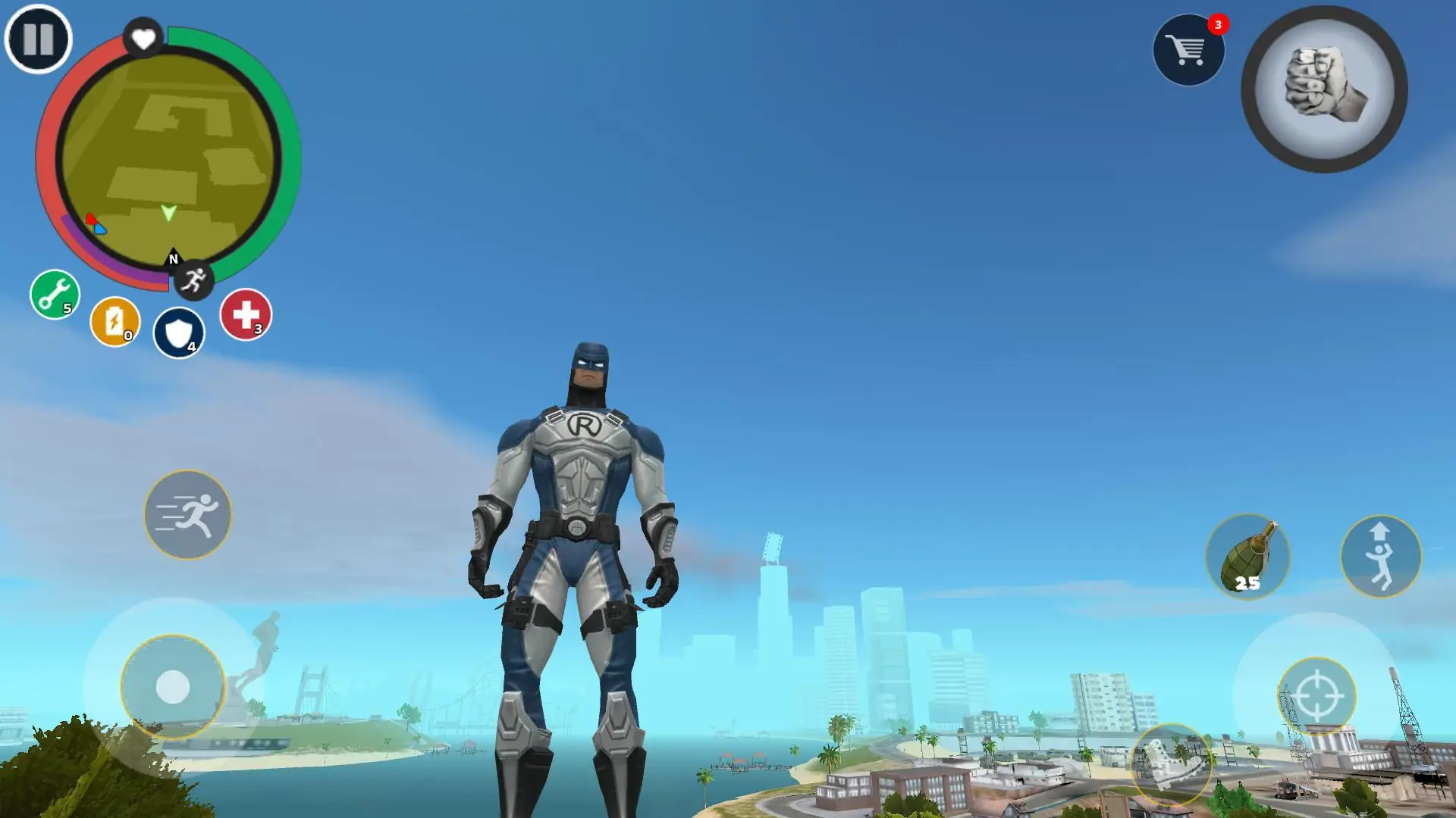 Скриншот Rope Hero: Mafia City Wars 7