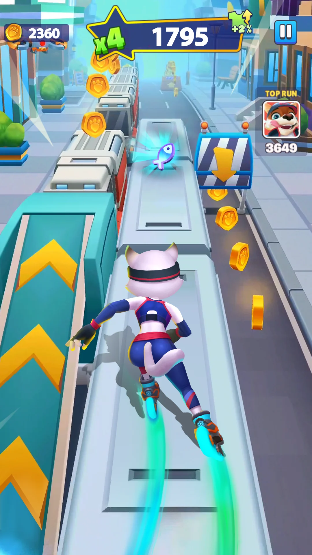 Скриншот Runner Heroes 2
