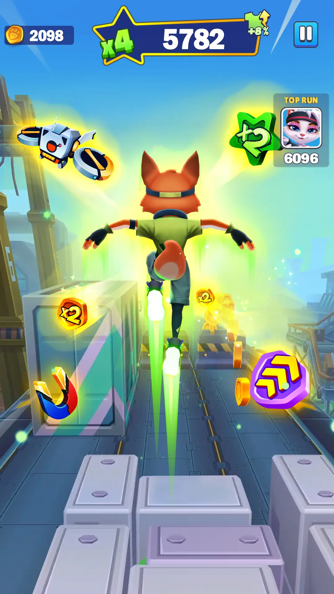 Скриншот Runner Heroes 3