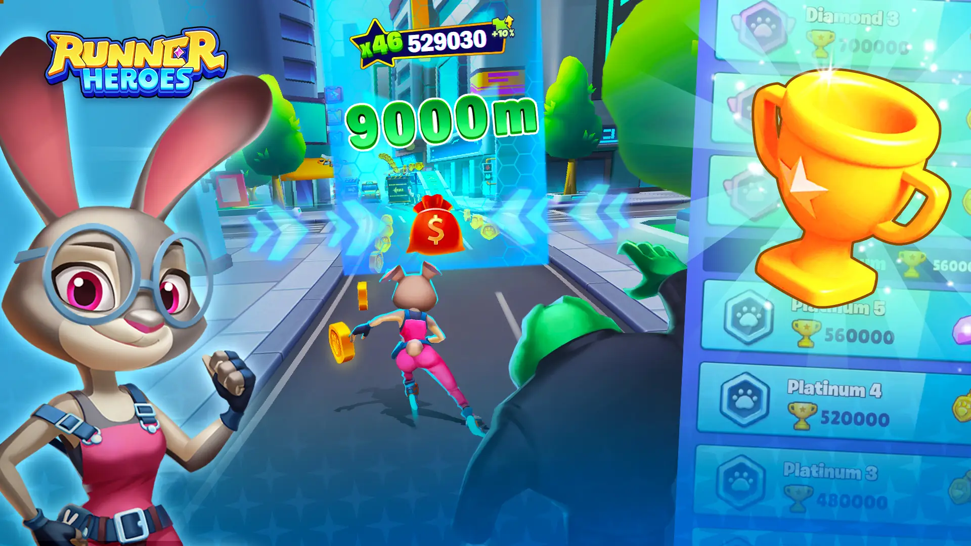 Скриншот Runner Heroes 7