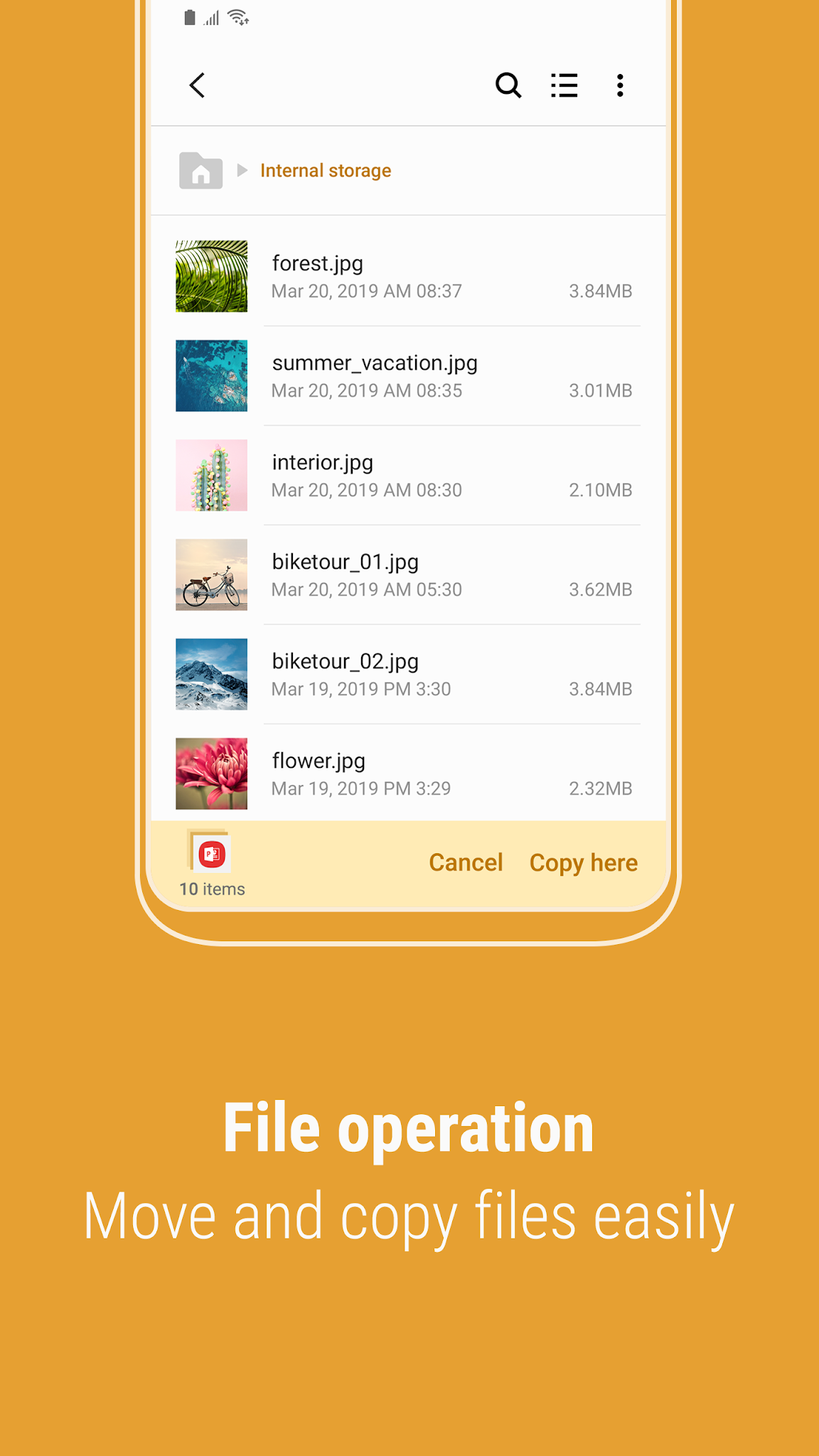Скріншот Samsung My Files 3
