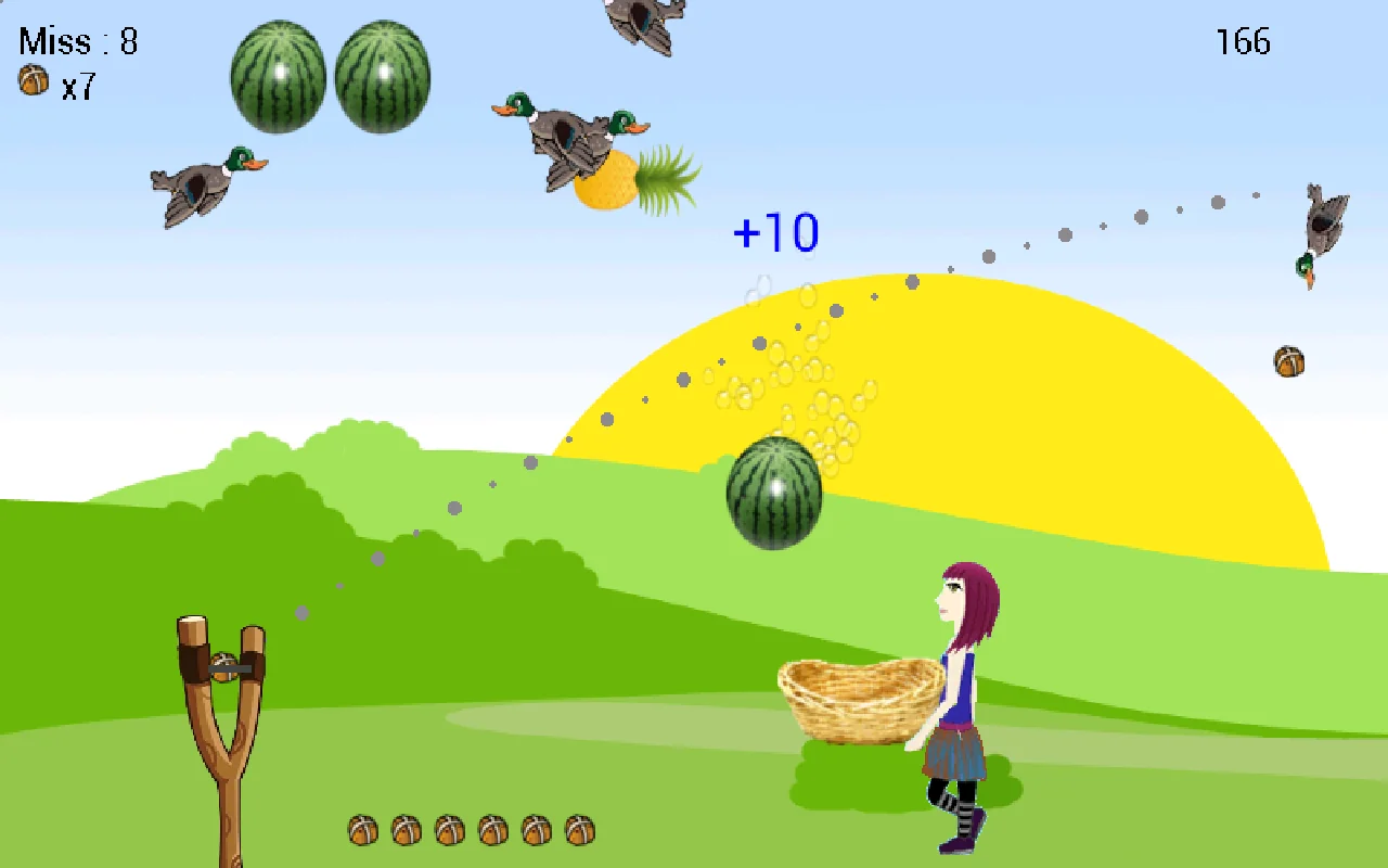 Captura de pantalla Shoot Girl's Fruits 2