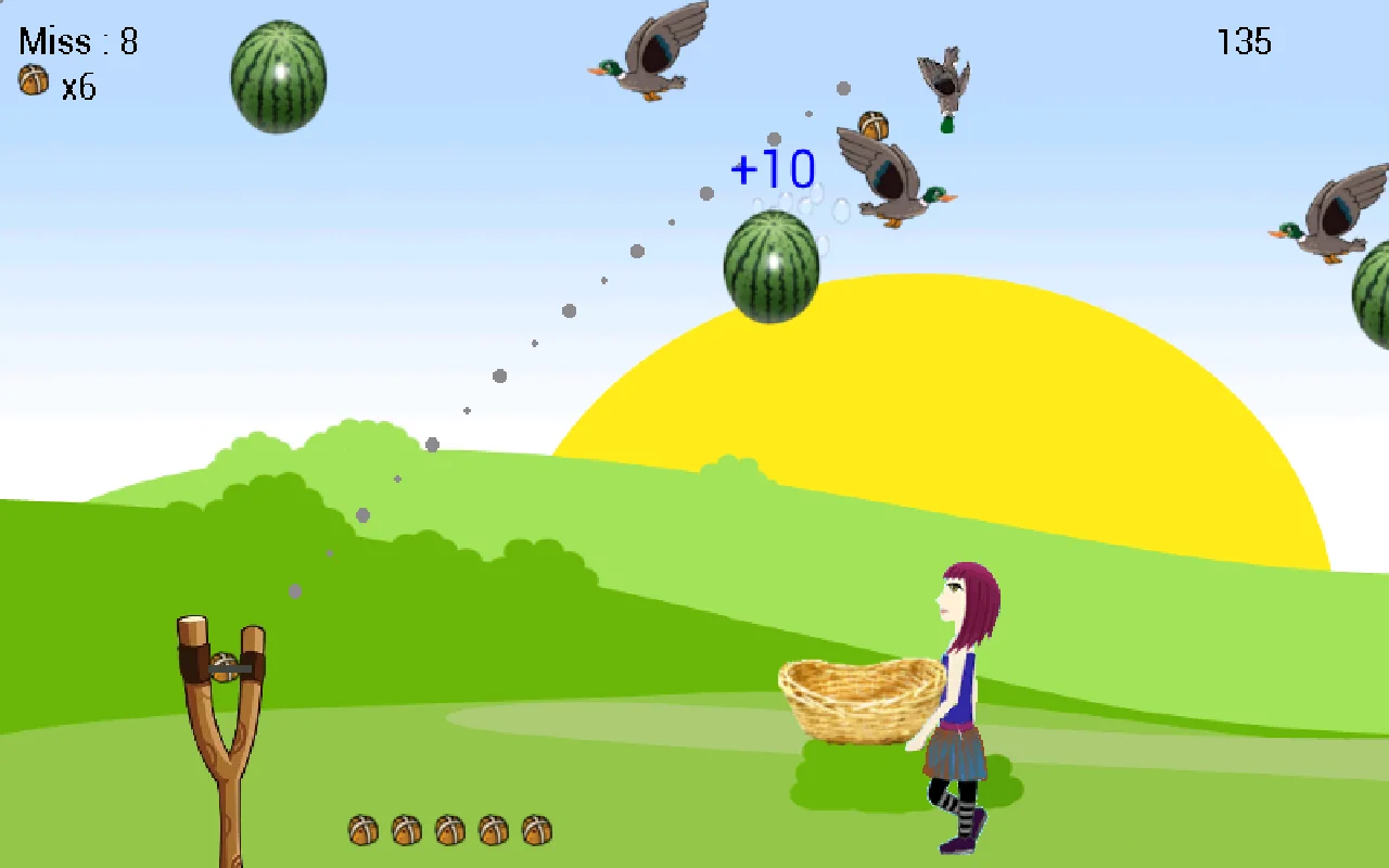Captura de pantalla Shoot Girl's Fruits 4