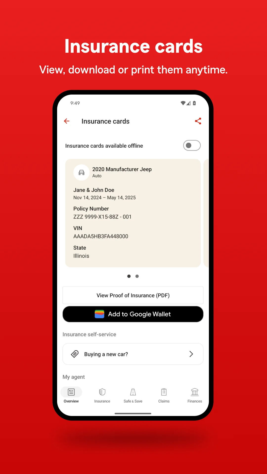 Captura de pantalla State Farm® 2