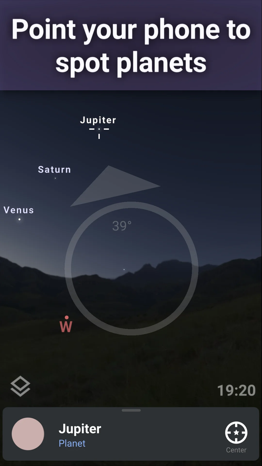 Screenshot Stellarium Mobile 2