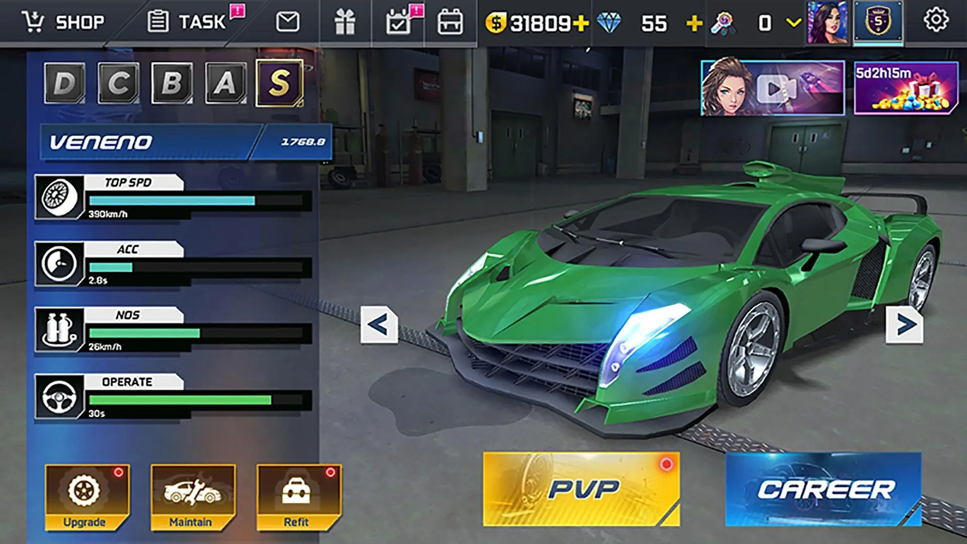Schermata Street Racing HD 2