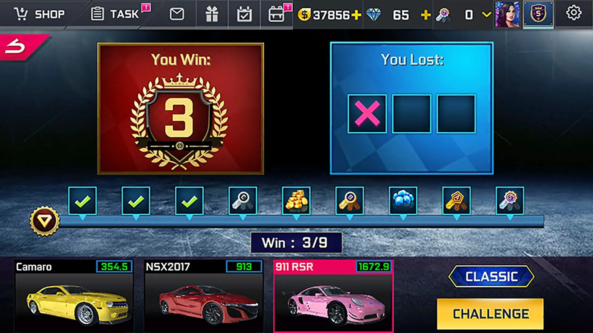 Schermata Street Racing HD 3