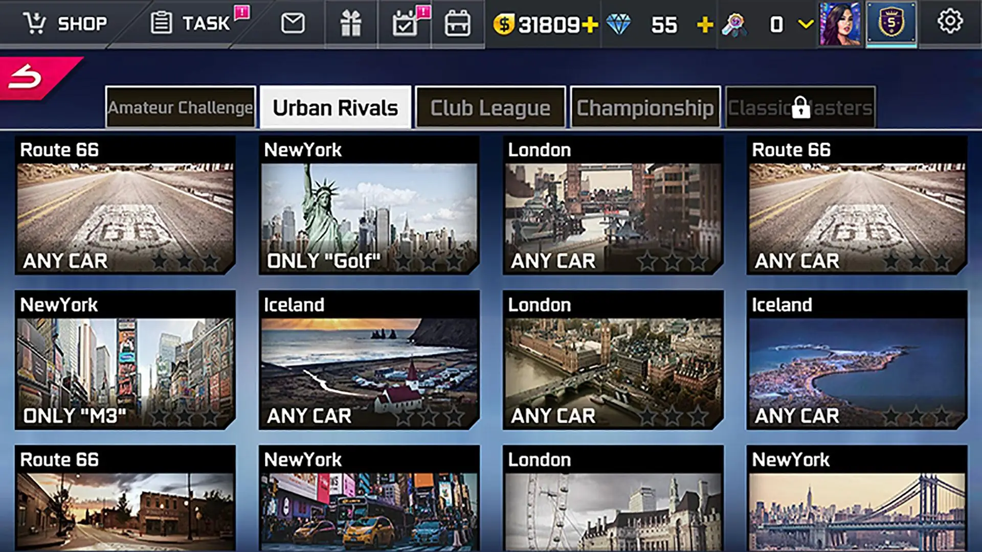Schermata Street Racing HD 5