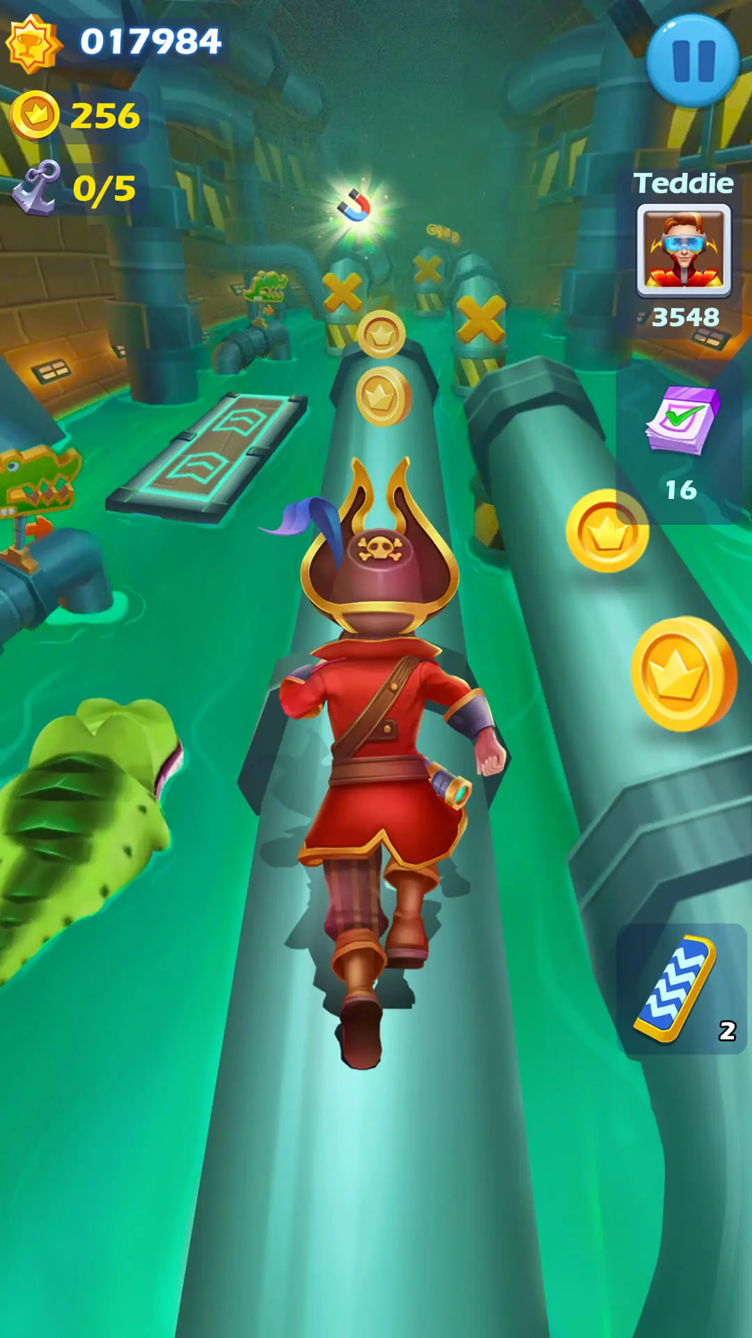Snímek obrazovky Subway Princess Runner 4