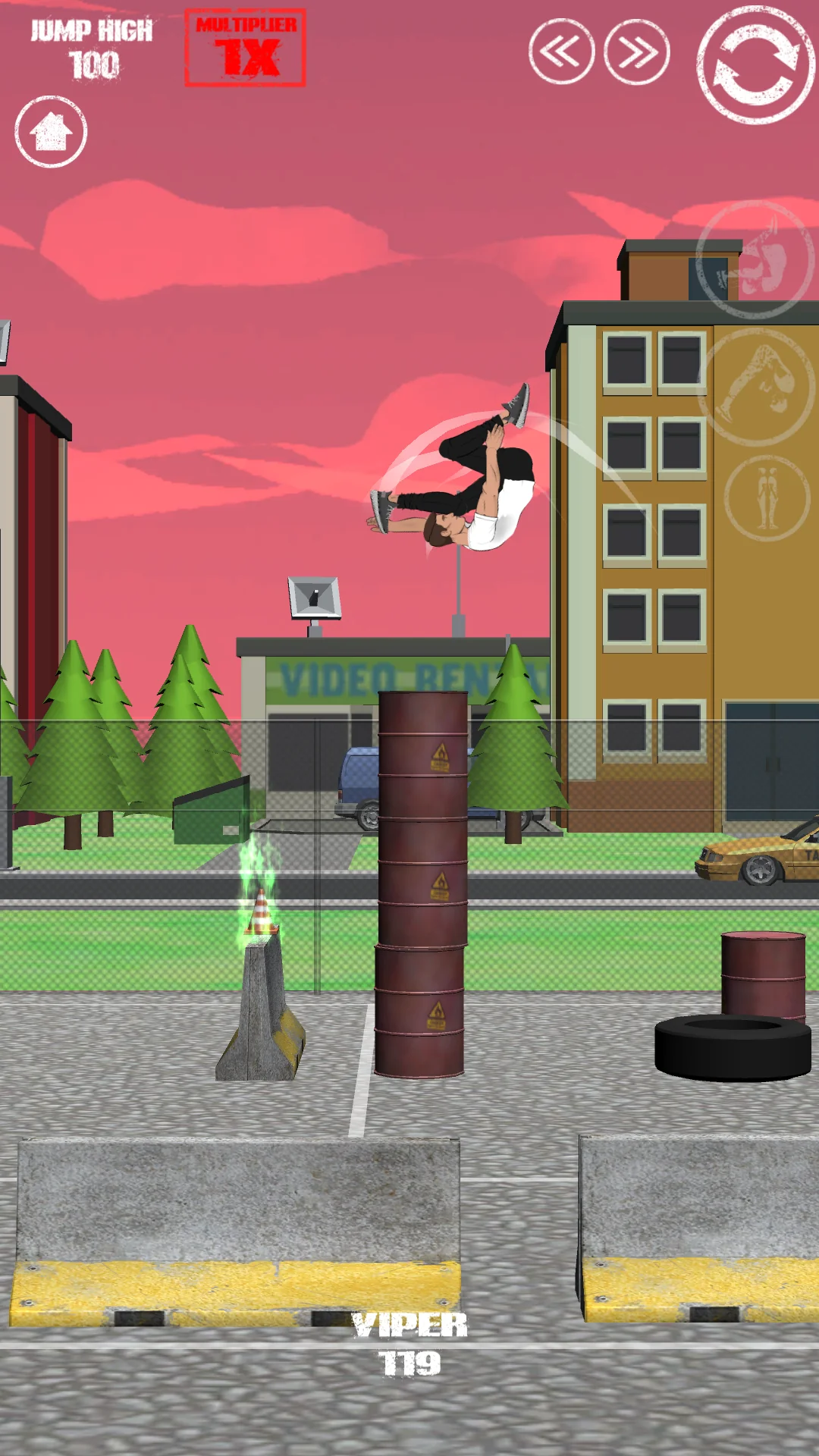 Скриншот SWAGFLIP - Parkour Origins 4