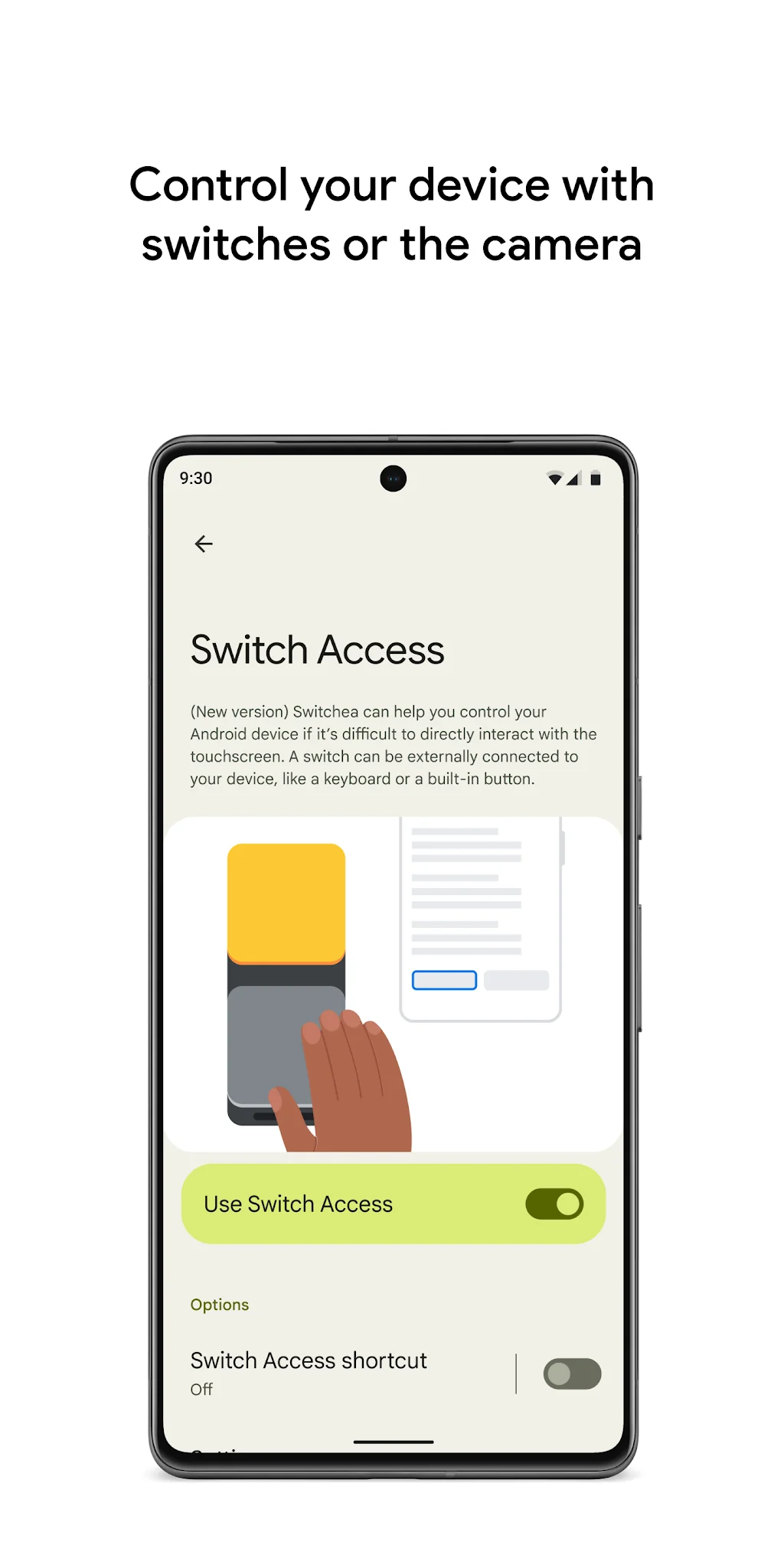 Capture d'écran Switch Access 2