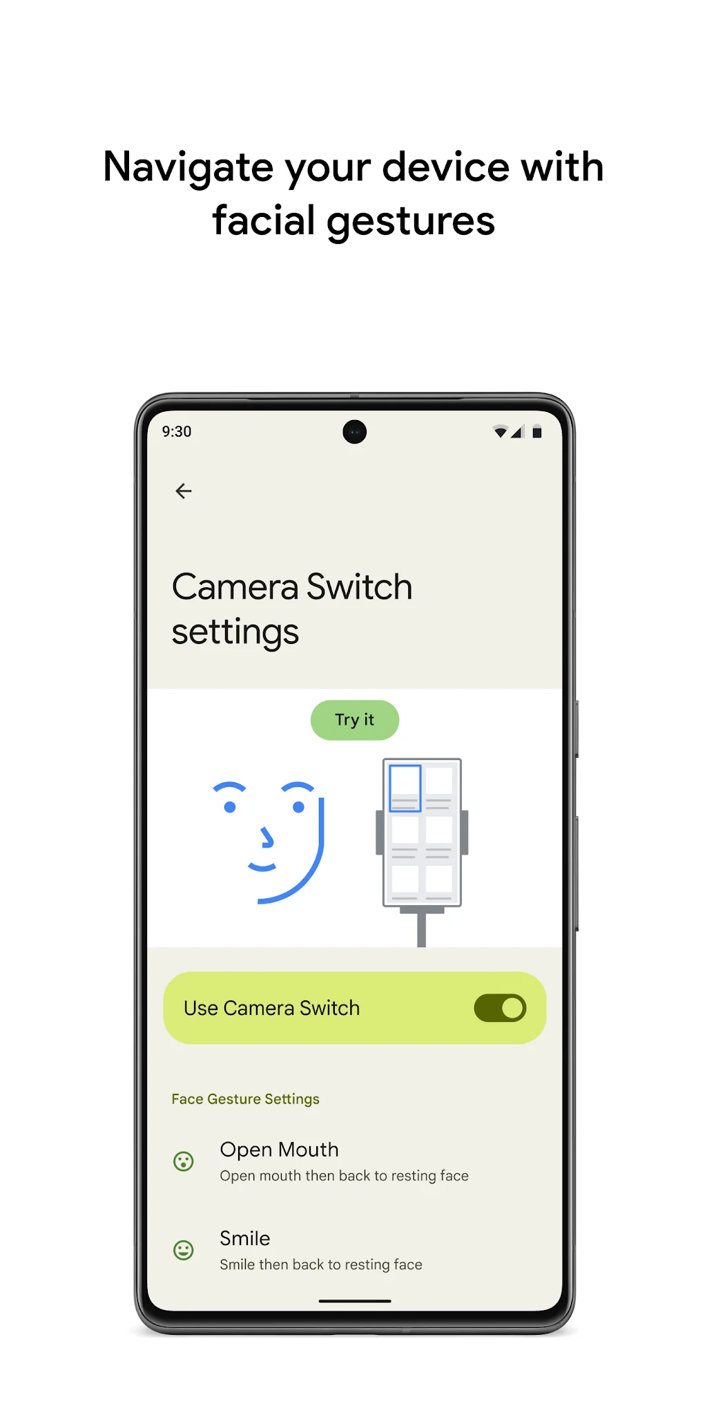 Capture d'écran Switch Access 5