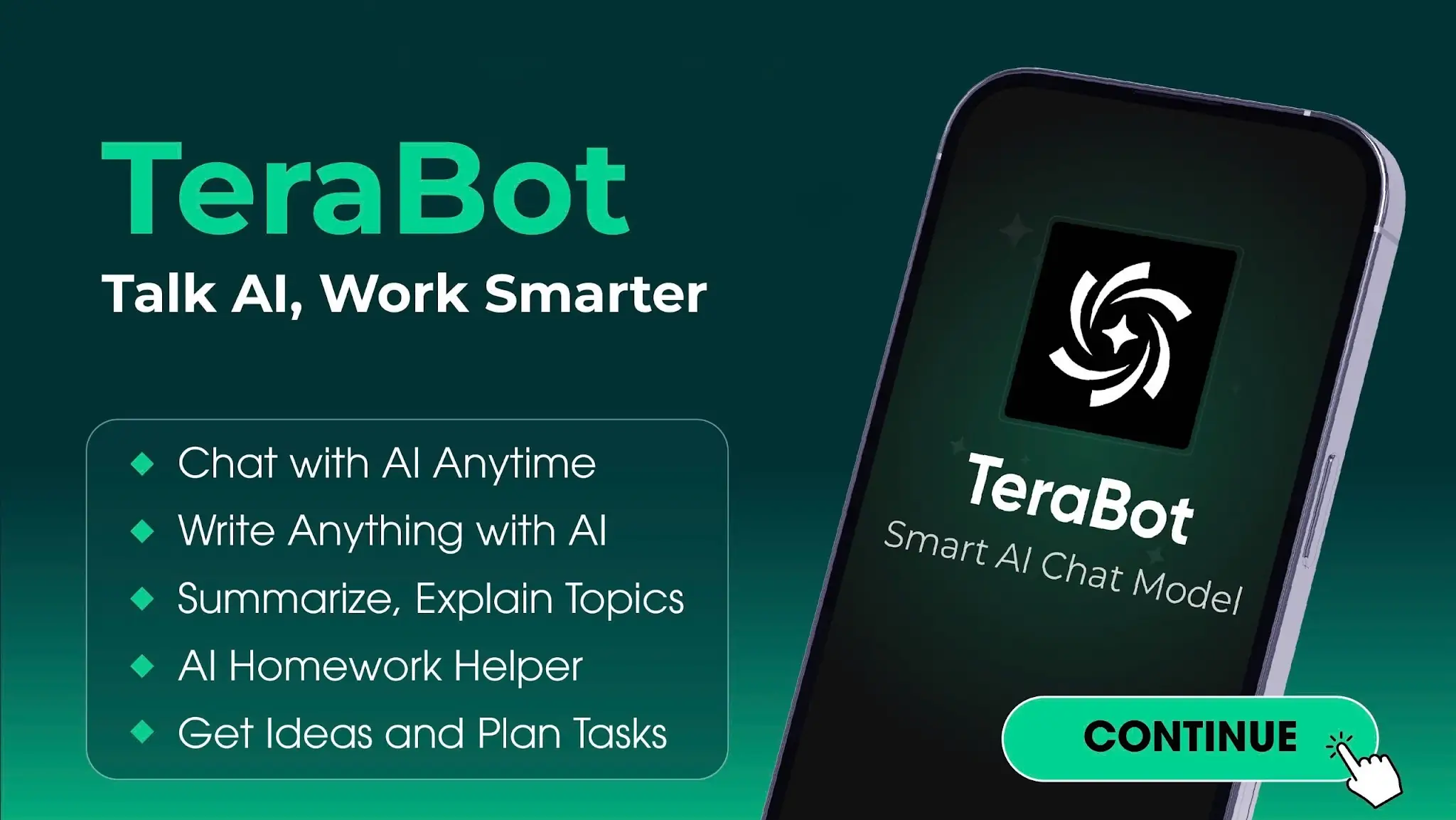 Zrzut ekranu TeraBot: AI Chat, AI Photo 1