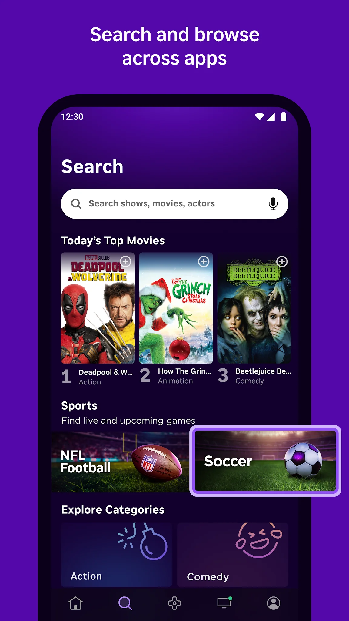 Captura de pantalla Roku 2