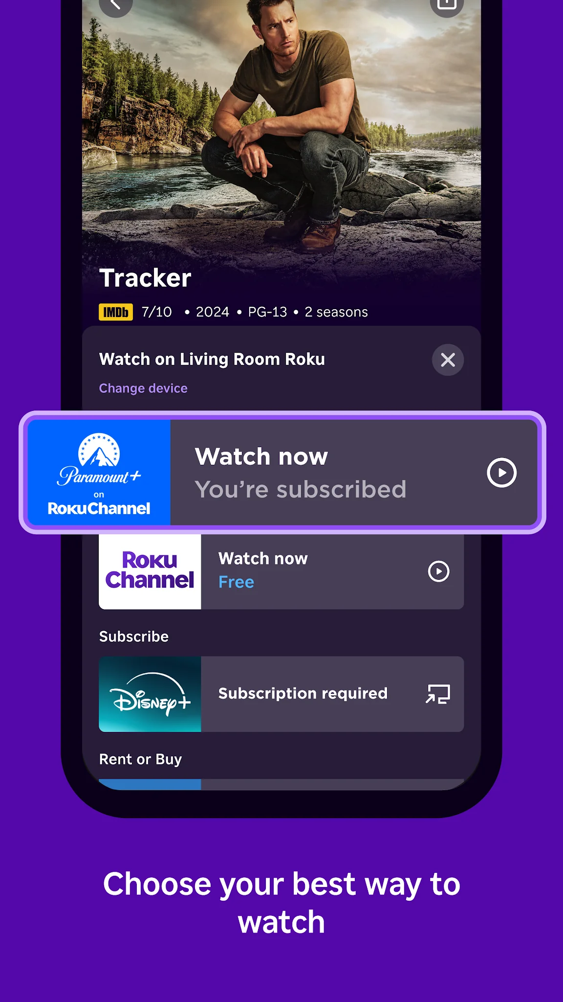 Captura de pantalla Roku 3