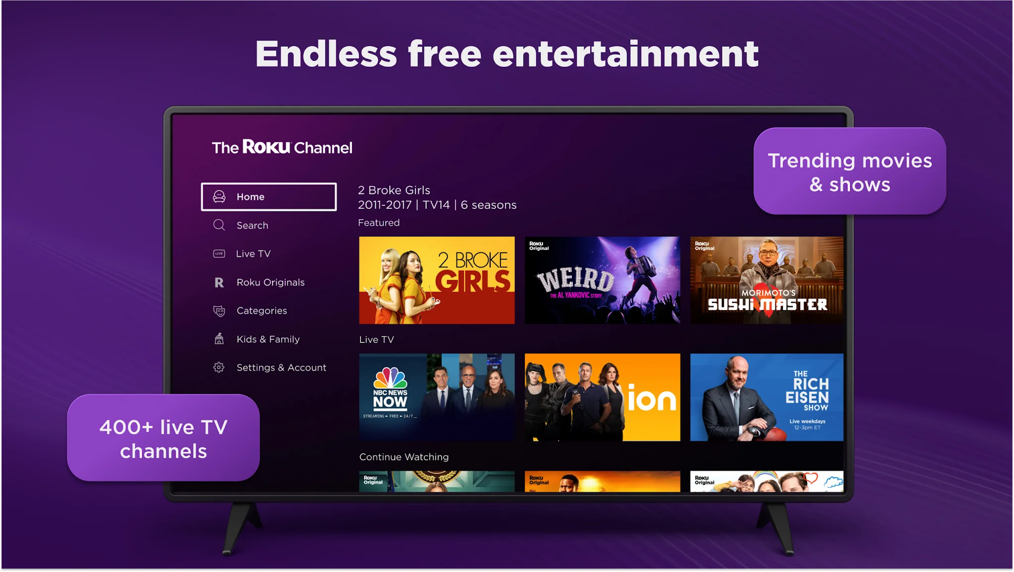 Captura de pantalla The Roku Channel 3