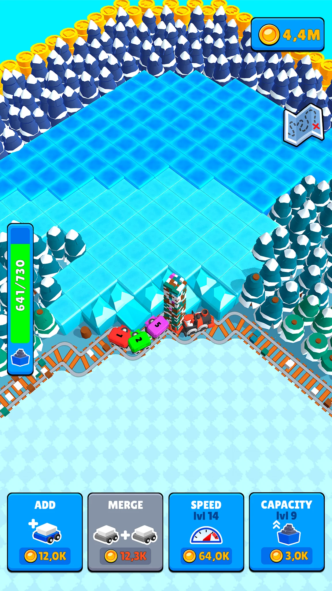 Captura de pantalla Train Miner: Juego de trenes 4