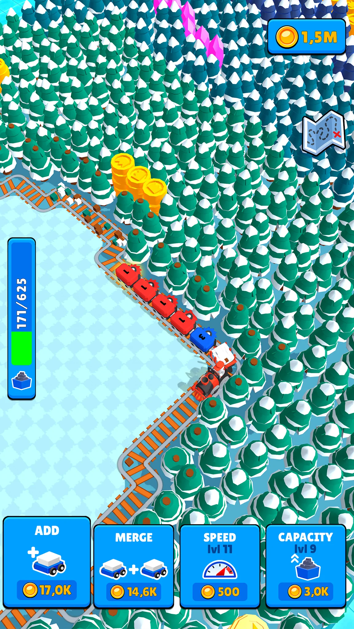 Captura de pantalla Train Miner: Juego de trenes 5