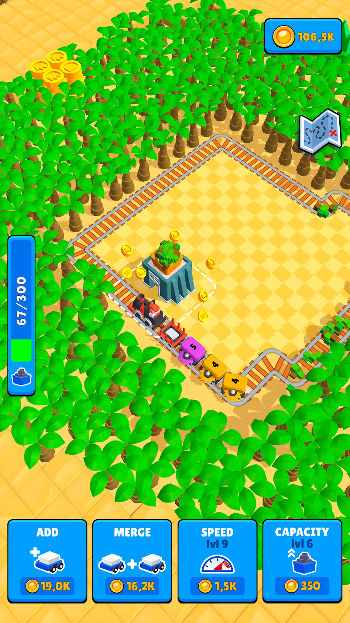 Captura de pantalla Train Miner: Juego de trenes 8