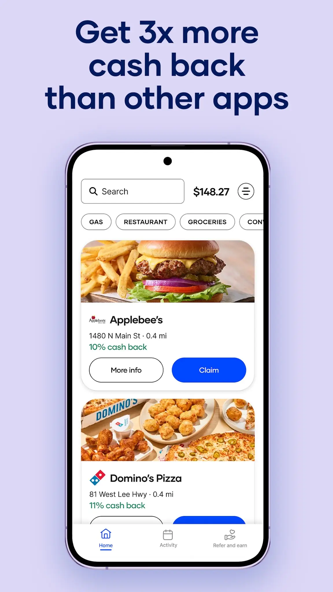 Скріншот Upside: Gas & Food Cash Back 6