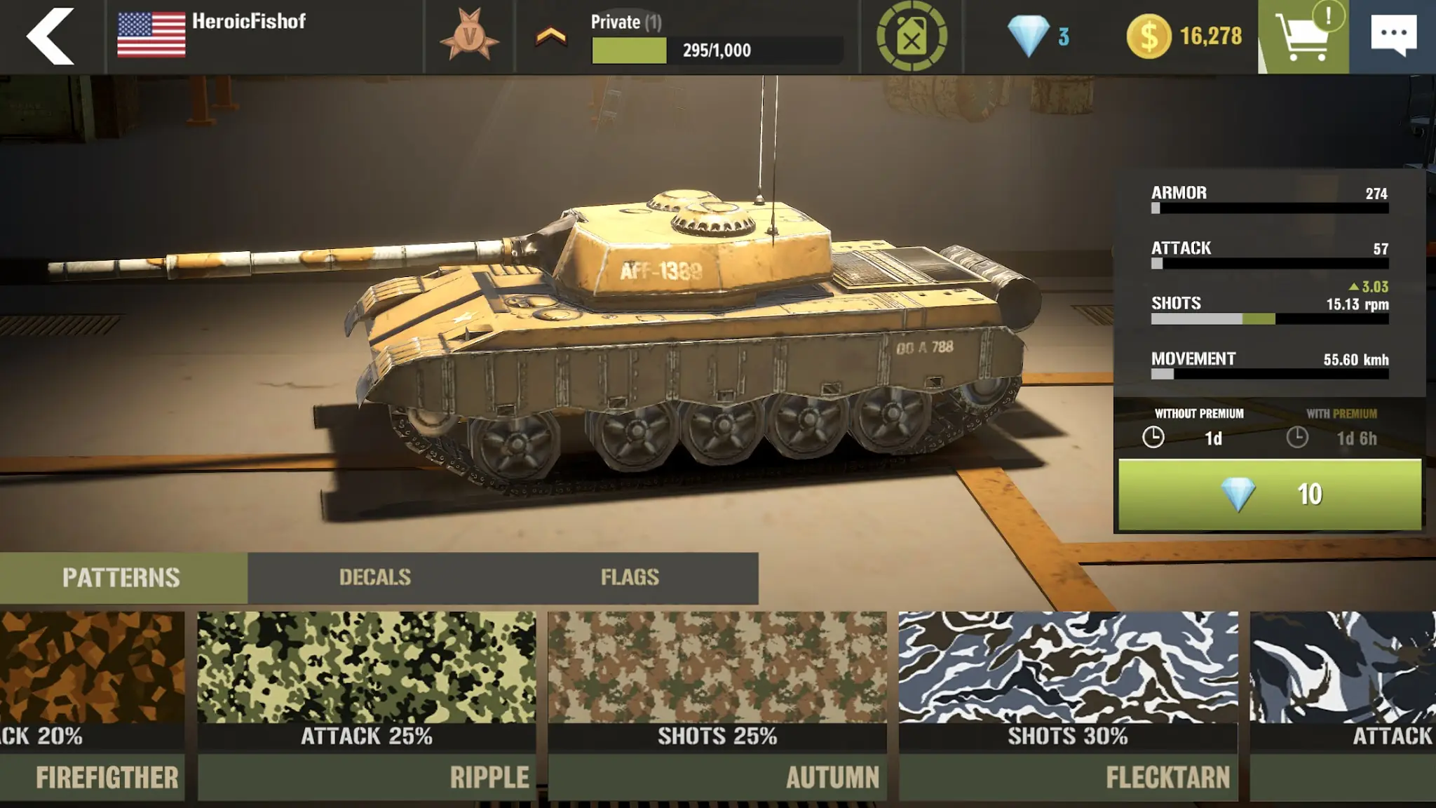 Screenshot War Machines：Tanks Battle Game 4