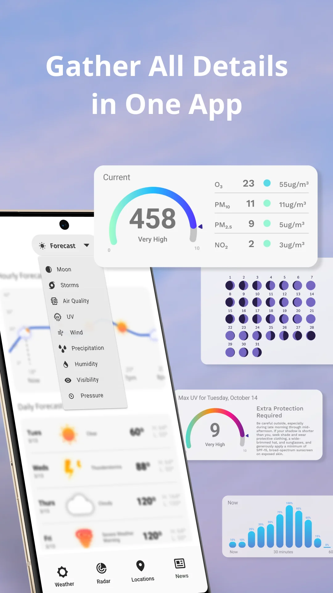 Weather Now Launcher - Radar képernyőkép 4
