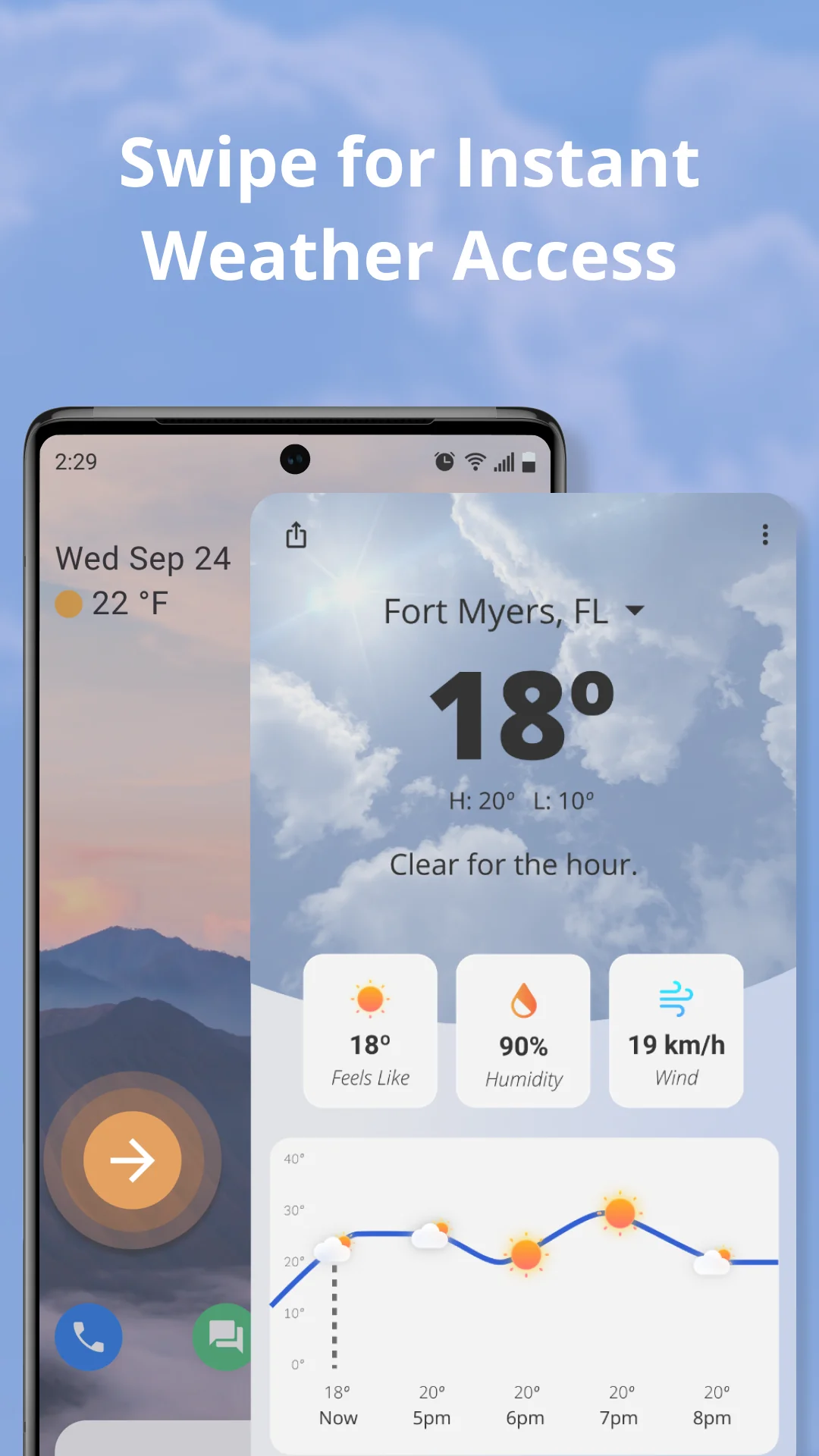 Weather Now Launcher - Radar képernyőkép 5