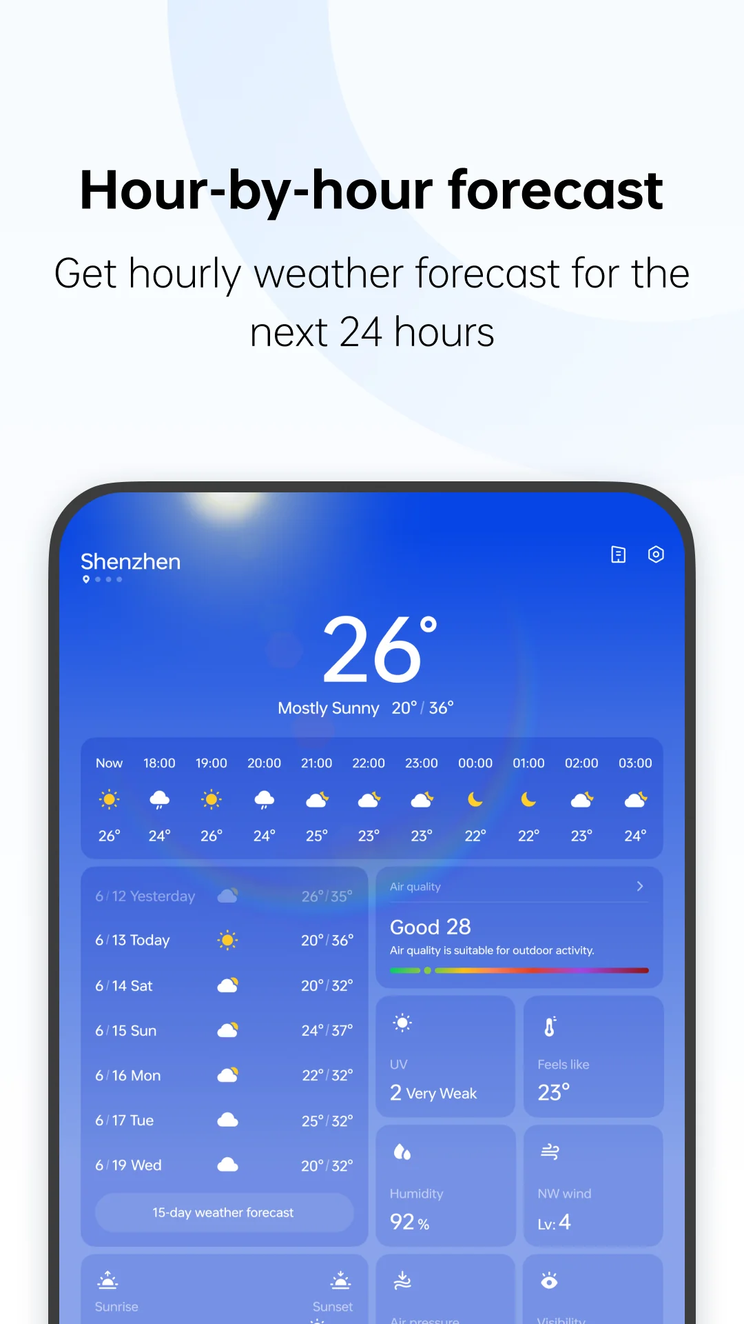 Capture d'écran WeatherService 8