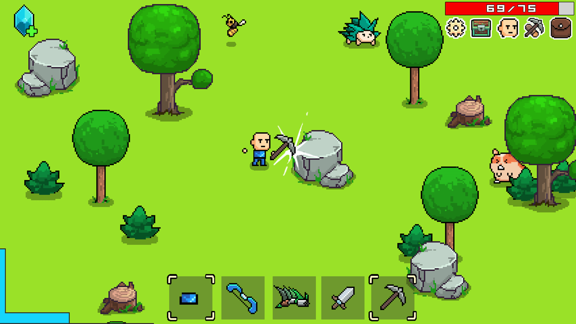 截图 Whatcraft元氣戰士2d pixel survival 6