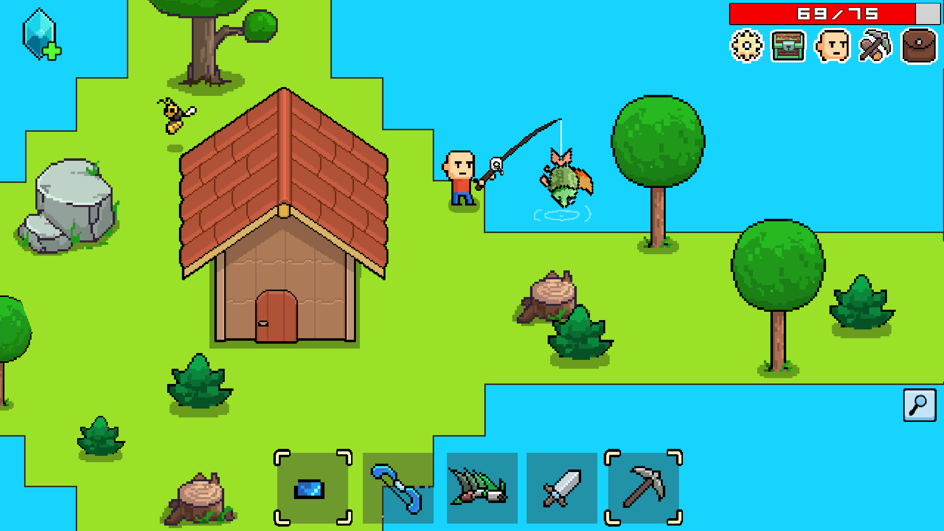 截图 Whatcraft元氣戰士2d pixel survival 7