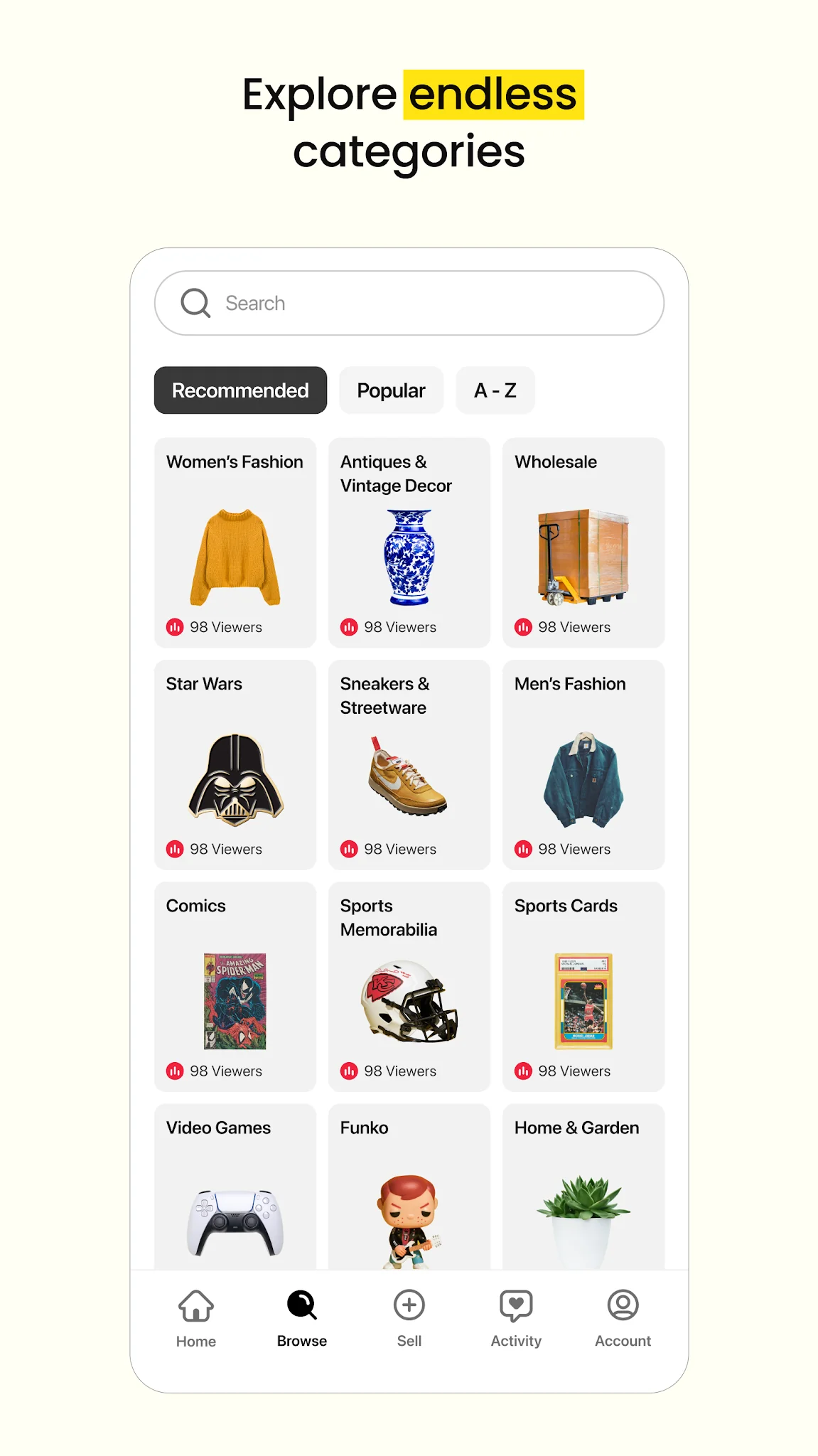 Снимка на екрана Whatnot: Shop, Sell, Connect 2