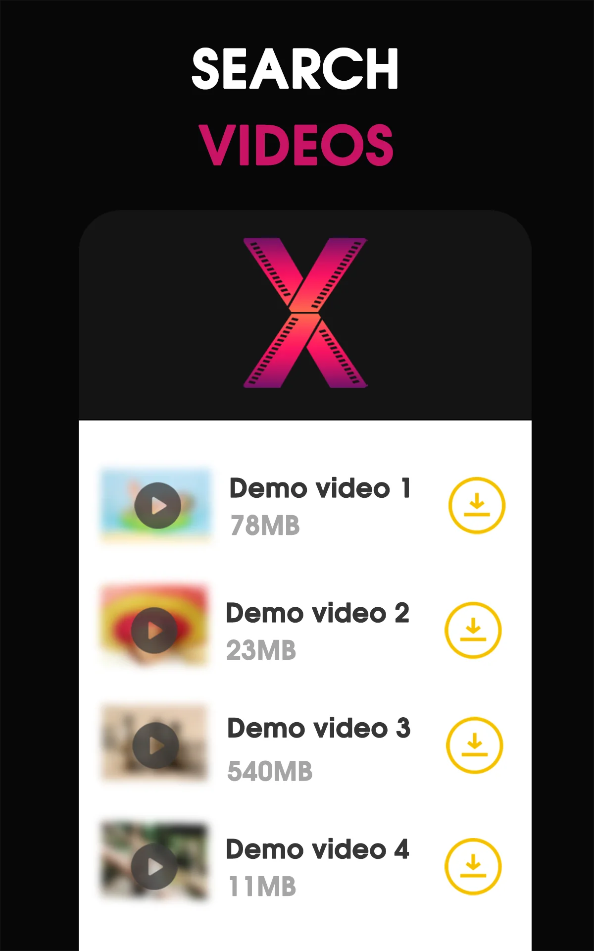 Captură de ecran X Sexy Video Downloader 4