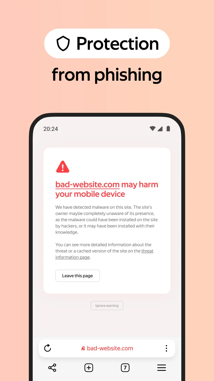 Yandex Browser képernyőkép 7