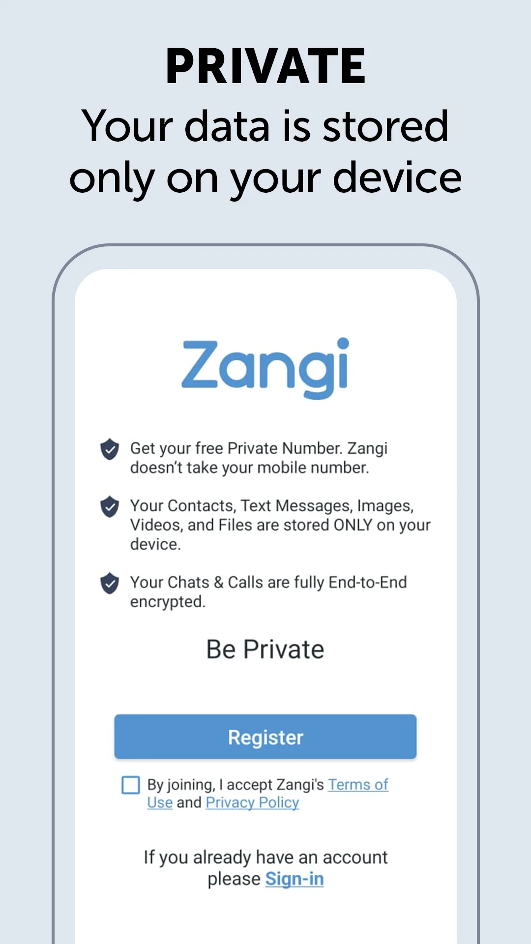 Zangi képernyőkép 1