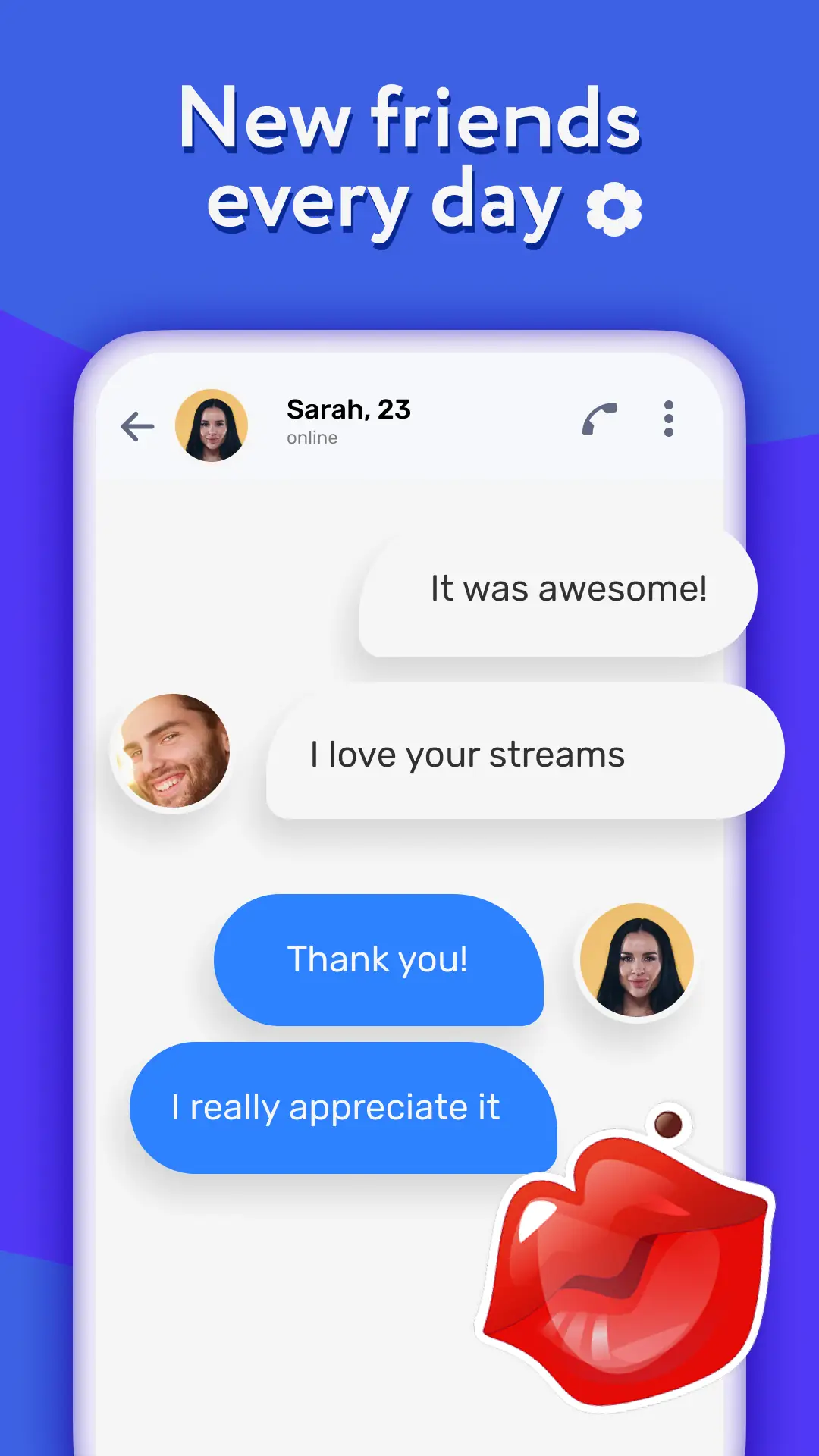 Captura de pantalla Citas y chat - Only Spark 4