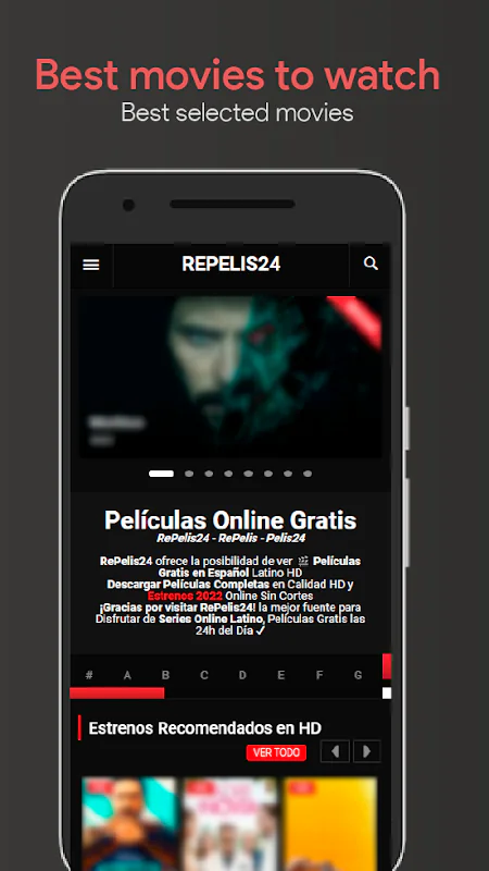 Скриншот RePelis24 App - Pelis24 Pelis 1