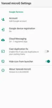 Screenshot Vanced MicroG 2
