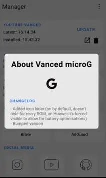 Screenshot Vanced MicroG 4