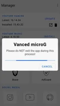 Screenshot Vanced MicroG 5